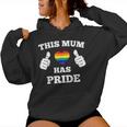 This Mum Has Pride Lgbt Gay Pride Parent Rainbow Flag Heart Women Hoodie