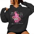 In October We Wear Pink Gnome Breast Cancer Awareness Women Hoodie