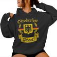 Oktoberfest Retro German Flag Eagle Prost Felpa con cappuccio da donna