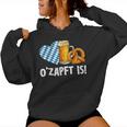 O'zapft Is Beer Drink Saying Beer Tent Kapuzenpullover für Damen