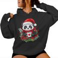 Panda Christmas Children Christmas Panda Kapuzenpullover für Damen