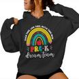 Prek Dream Team Retro Rainbow Back To School Teacher Prek Women Hoodie