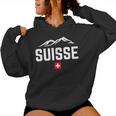 Suisse Switzerland Flag Women's Children's Switzerland Kapuzenpullover für Damen