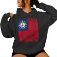 Taiwan Flag For And Women Kapuzenpullover für Damen