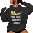 Th Geputzt Gute Nacht Giraffe Nightdress Sleep Kapuzenpullover für Damen