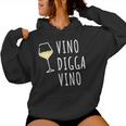 Vino Diggaino Wine Drinker Wine Alcohol Party Kapuzenpullover für Damen