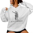 Augusto César Alfa Romano Historia De La Antigua Roma Spqr Sudadera con capucha para mujer