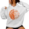 Basketball Divertente Una Ragazza Che Gioca A Basket Ragazzo Felpa con cappuccio da donna