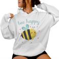 Bee Happy Donna Apicoltore Bambini Ape Miele Felpa con cappuccio da donna