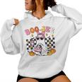 Boo-Jee Cute Ghost Coffee Toddler Girl Halloween Women Hoodie