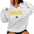 Brazil Flag Women's Children's Brazil Green Kapuzenpullover für Damen