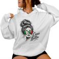 Ciao Bella Italian Flag Sunglasses Language Women Hoodie