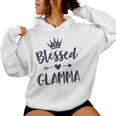 Glamma For Grandma Cute Blessed Glamma Women Hoodie