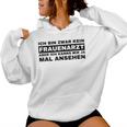 Ich Bin Zwar Kein Frauenarzt Kapuzenpullover für Damen