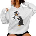 Penguin Lover Bambini Ragazza Donna Uomo Felpa con cappuccio da donna