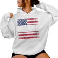 Proud To Be An American 4Th Of July Usa Flag Patriotic Women Hoodie