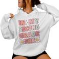 In My Second Grade Era Cute Groovy 2Nd Grade Back To School Women Hoodie