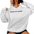 Are Smarter Felpa con cappuccio da donna
