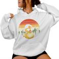 Vintage Cool Duck With Sunglasses Ducks Women Hoodie