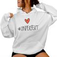 Women's Hashtag Unperfect Not Perfect Unperfect Women's Kapuzenpullover für Damen