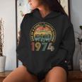 50 Years Old Vintage Retro November 1974 Birthday Women Women Hoodie Gifts for Her