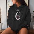 6 Herzen Krone 6 Jahre Alt Happy 6Th Birthday Mädchen Frauen Kapuzenpullover für Damen Geschenke für Sie