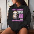 60Th Birthday Bitte Keine Enid 60 Jahre Sloth Kapuzenpullover für Damen Geschenke für Sie