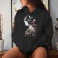 Anime Dibujo Es Arte Gráfico Geométrico Heaphone Anime Sudadera con capucha para mujer Regalos para ella
