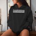 Anstaltsleitnße Anstaltsleitung Bad Sayings Job Work Fun Women's Kapuzenpullover für Damen Geschenke für Sie