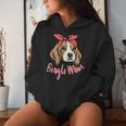 Beagle Mom Dog Beagle Kapuzenpullover für Damen Geschenke für Sie