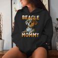 Beagle Mommy Festa Della Mamma Cane English Beagles Mom Felpa con cappuccio da donna Regalos para ella