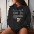 Beer Fun Wie Geht Dir Kapuzenpullover für Damen Geschenke für Sie