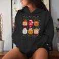 Building Brick Santa Elf Friends Christmas Boys Girls Men Women Hoodie Gifts for Her