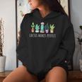 Cactus Makes Perfect Succulents Practice Gym Workout Cardio Women Hoodie Gifts for Her