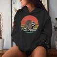 Camicia Procione Trash Panda Retro Style Animal Raccoon Lovers Felpa con cappuccio da donna Regalos para ella