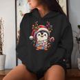 Christmas Children Cute Penguin Xmas Kapuzenpullover für Damen Geschenke für Sie