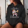 Dabbing Unicorn Es Escaliert Eh Women's Costume Unicorn Kapuzenpullover für Damen Geschenke für Sie