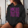 Donna Scritta Sarcastica Fanculo Tutto Felpa con cappuccio da donna Regalos para ella