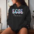 Ecse Team Groovy Back To School Cute Teachers Girl Women Hoodie Gifts for Her