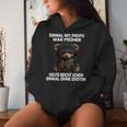 Einmal Mit Profis Teddybär Sayings Kapuzenpullover für Damen Geschenke für Sie