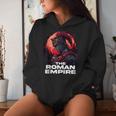 El Imperio Romano Antiguo Romano Julio César Spqr Sudadera con capucha para mujer Regalos para ella