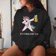 Es Escaliert Eh Dabbing Unicorn With Beer Unicorn & Beer Kapuzenpullover für Damen Geschenke für Sie