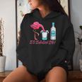 Es Escaliert Eh Flamingo & Ouzo Kapuzenpullover für Damen Geschenke für Sie