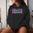 Gelato Queen Maglia Da Donna Stile Retròintage Ondulata Felpa con cappuccio da donna Regalos para ella