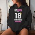 Girls' Die Queen Wird 18 Birthday Honour Kapuzenpullover für Damen Geschenke für Sie