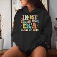 Groovy In My Senior Mom Era Class Of 2025 Senior Mom 2025 Women Hoodie Gifts for Her