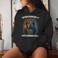 Guten Morgen Ganz Dünnes Eis Dog Coffee Kapuzenpullover für Damen Geschenke für Sie