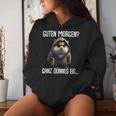 Guten Morgen Ganz Dünnes Eis- Morgenmuffel Coffee Hamster Kapuzenpullover für Damen Geschenke für Sie