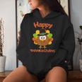 Happy Turkey Thanksgiving Day Per Ragazzi Ragazze Bambini Pellegrino Felpa con cappuccio da donna Regalos para ella