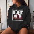 Immer Mit Der Ruhe Lustige Pandabär Sprüche Kapuzenpullover für Damen Geschenke für Sie